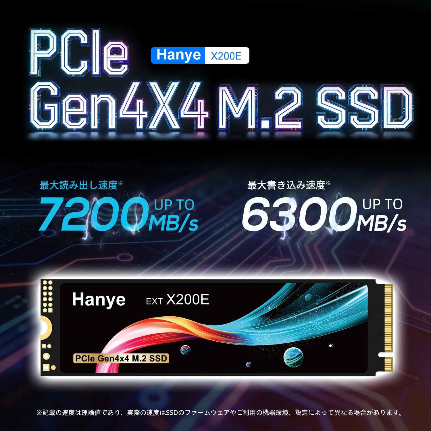 Amazon | Hanye SSD 2TB PCIe Gen4x4 M.2 NVMe 2.0 2280 PS5 Pro/PS5